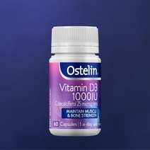 [호주직구] OSTELIN 비타민 D3 1000IU 60cap 1팩, 수량, 상세참조