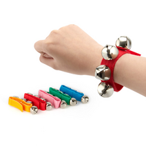 손목 악기놀이 어린이집교구 방울팔찌 5개 손목악기 유치원교구 술래잡기 재롱잔치