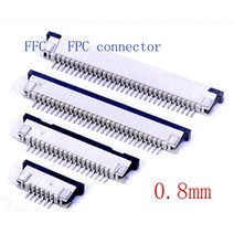 10pcs FFC FPC 커넥터 0.8mm 5 핀 6 7 8 10 12 14 16 18 20 22 24 26 28 30P 서랍 형 리본 플랫 커넥터 상, 11 26 마력_01 Upper contact