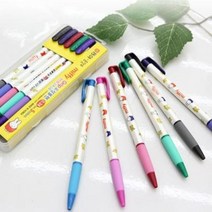 동아 홍당무 미피 그립 볼 포인트 펜 0.38mm 유성볼펜, 본상품선택, 0.38mm 블루