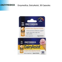(1+1) 엔자이메디카 Enzymedica DairyAssist 유제품 락토스 인톨레런스 다이제스티브 엔자임 30캡슐 2팩