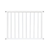 무타공 안전 철제 펜스 휀스 난간대, 화이트, 1개