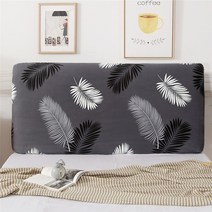 침대헤드보드 호텔 제작 쿠션 패브릭 가죽 커버프레임 커버 셀프 멀티 컬러 침대 헤드 백 올 인클루시브 두꺼운 탄성 올 인클루시브 부드럽고 편안한 방진 헤드 보드, 08, 180-200cm