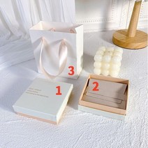 주얼리박스 화이트 핑크 블랙 쥬얼리 박스 반지 귀걸이 팔찌 목걸이 플란넬 백 포장 종이 케이스 핸드백 용기 재사용 가능