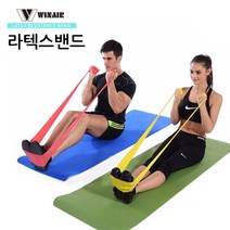 PKFARM 스포츠 여성 남성 라텍스밴드 5단계 기초 운동 운동밴드 홈트레이닝 탄력밴드 고무밴드 풀업밴드 헬스밴드, 그린 (3단계)