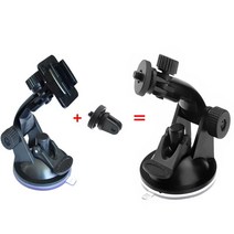 액션캠대여 초미니무선카메라 바디캠 LANBEIKA-7CM 자동차 앞 유리 흡입 컵 베이스 마운트 1/4 quot스레드 어댑터 Gopro Hero 11 10 9 8 SJCAM SJ