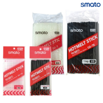 스마토 글루건심 글루스틱 7mm 11mm 10개입 1kg, 블랙, 11mm (10개입)
