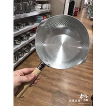 나무 손잡이가 있는 알루미늄 스노우 프라이팬 턴트 국수 냄비 우유 냄비 수프 냄비-147773, 가스 용 18cm