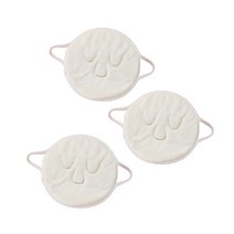 BAILEMO 페이스 스팀 마스크 타올 극세사 얼굴 타월, 귀걸이형B-3장