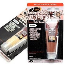 브이텍 우드필러 (목재 원목 흠집제거 보수제 메꿈 못, VT-135BR(브라운), 1개