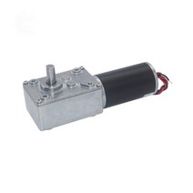 웜기어 DC12V 강력한 토크 기어 모터 금속 터보 웜 박스 타입D 샤프트 반전 70kg.cm 자동, 05 27 RPM_01 12V