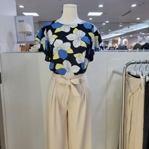 샤이린 DP01 꽃무늬 러플 소매 블라우스 Sy2mbl613