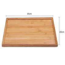 대나무 다반 차판 가정용 심플 티 바다 트레이 롱 스퀘어 차테이블 빅 제 2619414730, 중간사이즈 (33 *22cm )