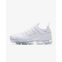 나이키 에어 베이퍼맥스 플러스 올 화이트 물결 경량 쿠셔닝 러닝화 Air VaporMax Plus
