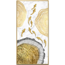 Yangzhou 3D 다이아몬드 황금 물고기 대형 보석십사수 라운드 큐빅 DIY세트 집순이 집돌이 취미 태교십자수200010827, 90x170