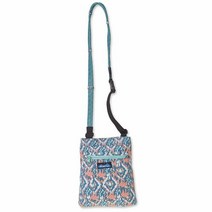 KAVU Keepalong 세미 패딩 슬링 캔버스 로프 크로스바디 백 비치 페인트, One Size, Beach Paint