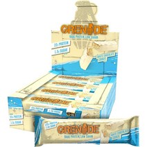 영국 코스트코 그레네이드 Grenade Cookie Bar 카브킬라 화이트 초콜렛 쿠키 프로틴 바 60gX12개입, 2팩