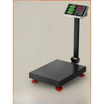 스탠딩 전자저울 쌀 과일 수산시장 디지털 무게 측정, 180kg-30x40블랙글자