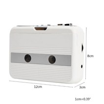 카세트플레이어 미니카세트 카세트 레토더 자동차 수신기 블루투스 호환 테이프 aux 지원