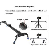 카메라 달리 슬라이더 촬영 장비 전문 100cm/40인치베어링 비디오 트랙 돌리 안정기 시스템 DSLR 캠코, 한개옵션0