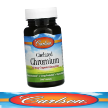 칼슨 크롬 유전자변형성분무함유 200mcg 크로뮴 chromium [300정*1병]