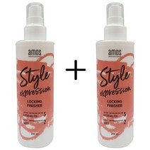 아모스 락킹 피니셔 1+1 헤어스프레이, 1개, 200ml