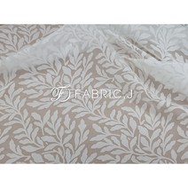 패브릭제이 45수 대폭 꽃무늬 플라워 번아웃 면 원단 FJ-260