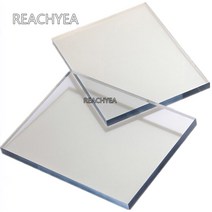 PC 시트 투명 플라스틱 판 폴리카보네이트 보드 재료 1 개, 18 300mm-200mm-6mm