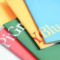 스튜디오8 컬러중철노트_006/246679, 컬러:핑크, 단품