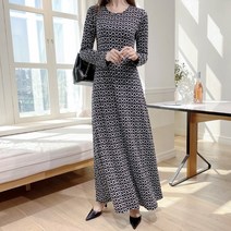 세이스타일 소피 긴팔 A롱 원피스
