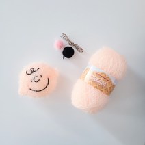 [유리별] DIY 캐릭터 수세미 만들기 실 세트 뜨개질 패키지, 찰리브라운, 1세트