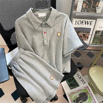 엘프 여성 여름 반바지 트레이닝복 세트