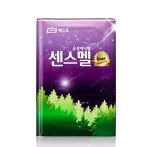 KCC 센스멜골드 에나멜 페인트 목재 철재 유광 18L, YE02
