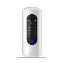 휴대용 색도계 고정밀 색차 비교 색차계 측색기 측정기 모바일 앱 색도계 휴대용 색상 분석기 rgb lab과 같은 30개 이상의 색인 색상 일치용 색상 차이 측정, 하얀, 없음