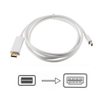 Mini DP to HDMI 케이블 1.8m 맥북케이블 썬더볼트 미니디피, Mini DP to HDMI(180cm)