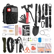 미국직배송 생존키트 응급구호 구급장비 비상 및 처치 142pcs Survival Kit and First Aid Kit Professional Emergency Kits