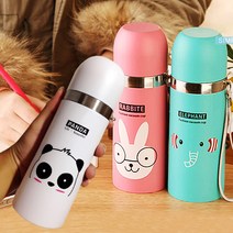 캐릭터진공 보온보냉병 애니멀보온병350ml 텀블러 물병 스텐물병, 캐릭터진공 보온보냉병350ml-토끼