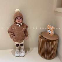 후드 맨투맨 유아동 캐주얼 등원룩 여아 남아 데일리룩 겨울