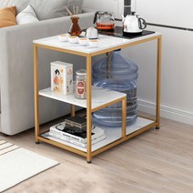 사무실 정수기 선반 다이 탕비실 까페 받침대 화이트 모던 수납장, C  40x30x42CM 블랙