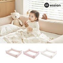 에시앙 아기침대가드 베이직 범퍼쿠션 (솜포함) (디자인선택), 베이지/L