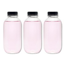 [유페트] 430ml 우유 페트병 38파이 74개입 검정캡