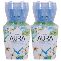 아우라 친환경 방향제 미향탈취제 린넨 400ml, 2개