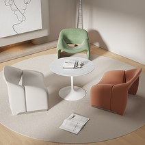 편한 미니 카우치 1인용 쇼파 인터넷 연예인 싱글 소파 라이트 럭셔리 모던 크랩 의자 협상 테이블과 조합 크리 에이 티브 뷰티 살롱 B amp, [12] 나무 모양의 작은 사이드 테이블 직경 50 높, [01] 다른