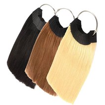100%인모 염색 테스트 헤어피스 헤어 컬러링 연습용 시험용 모다발 모발차트 1피스, 12레벨(1pcs)