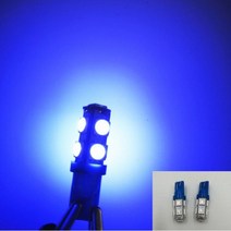 20Pcs 자동차 Led 빛 194 168 192 W5W T10 5050 9SMD 9LED DC 12V 자동 모바일 전구 주차 램프 웨지 인테리어 사이드 마커 조명, Blue