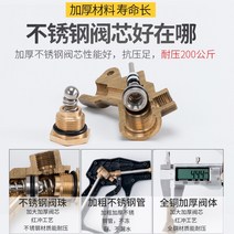 자동창고압세차기 고압세척기건 자동차세차기 대용 4S 상점 세차 특수 팬 모양의 고압 물총 헤드 퀵 플매트 카펫 러그 스프레이 건이있는 검은 고양이 팬더 청소 기계, [20] 외부 22 내부 15 장총헤드 4개 포함 노동