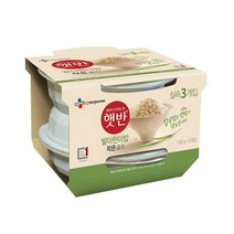CJ제일제당 햇반 발아현미밥 작은공기 130g*3 x6개, 6개, 130g