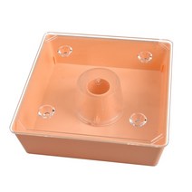 양봉벌통 투명 커버가 있는 양봉 피더 사전 조립 스퀘어 2 리터 벌집 상단 도구 1 개, Bee Feeding Box_Beekeeping Too