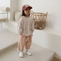 스엔스텔라 체크팬츠 봄 키즈 편한 주름 고무줄바지