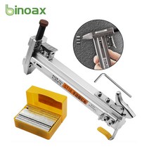 전동타카 네일건 충전식 무선 유선 스테이플러 binoax 수동 스틸 반자동 시멘트 슬롯, 세트